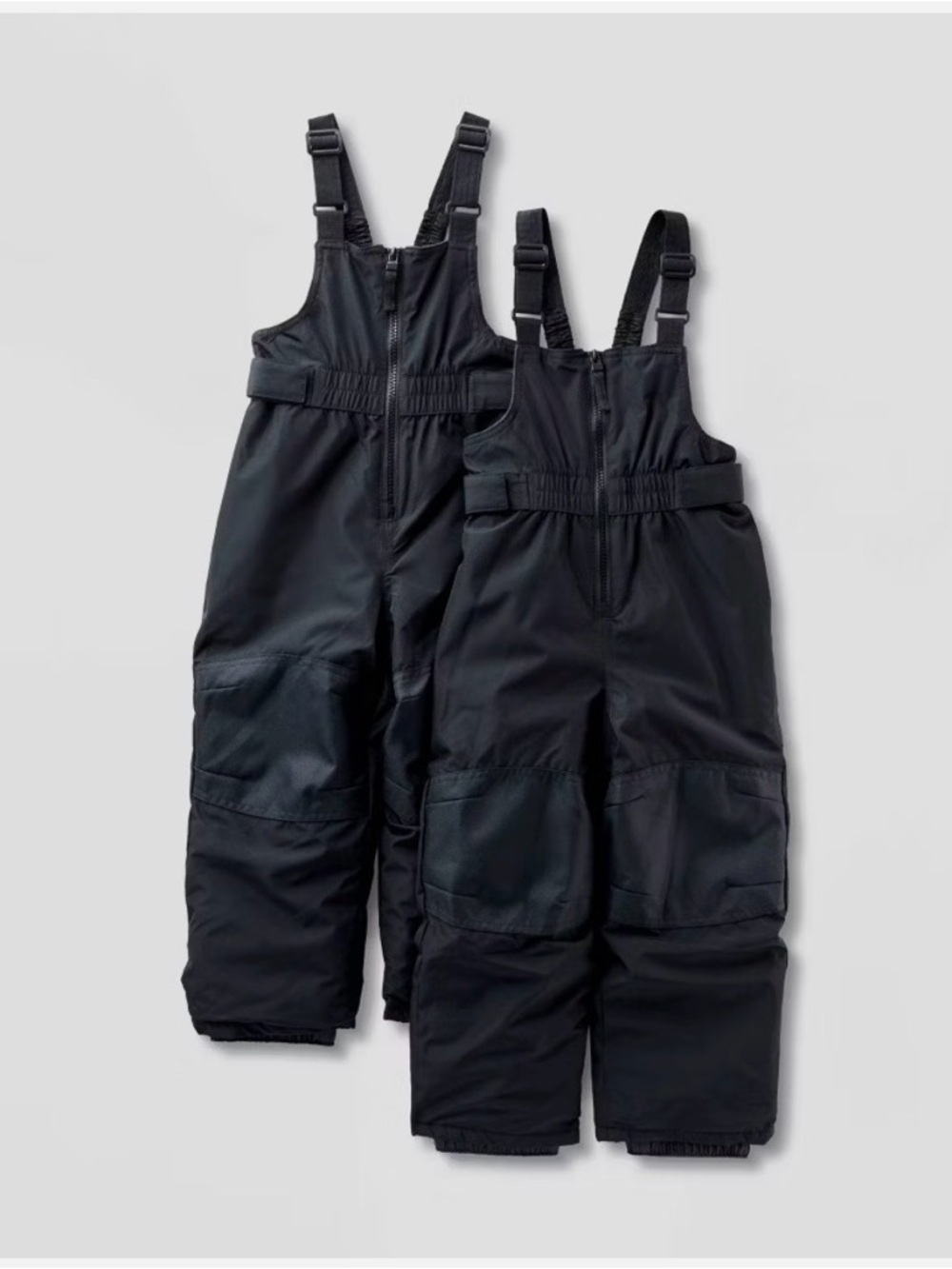 Children's Black Insulated Snow Bib Overalls - Pair NWT 18 Months
